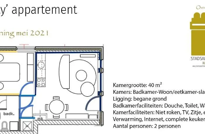 Apartamento Stadsappartementen *